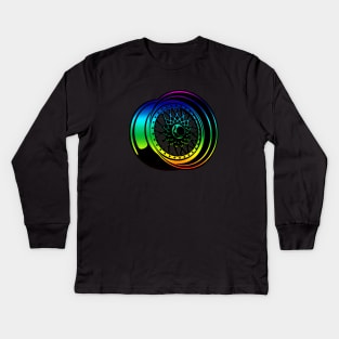 BBS Wheels Kids Long Sleeve T-Shirt